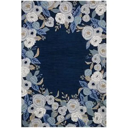 5-0 x 7-6 RP Blue/Grey Area Rug